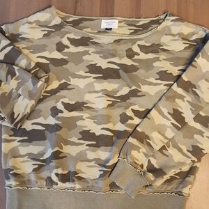 American Eagle Camouflage Print Sweatshirt
